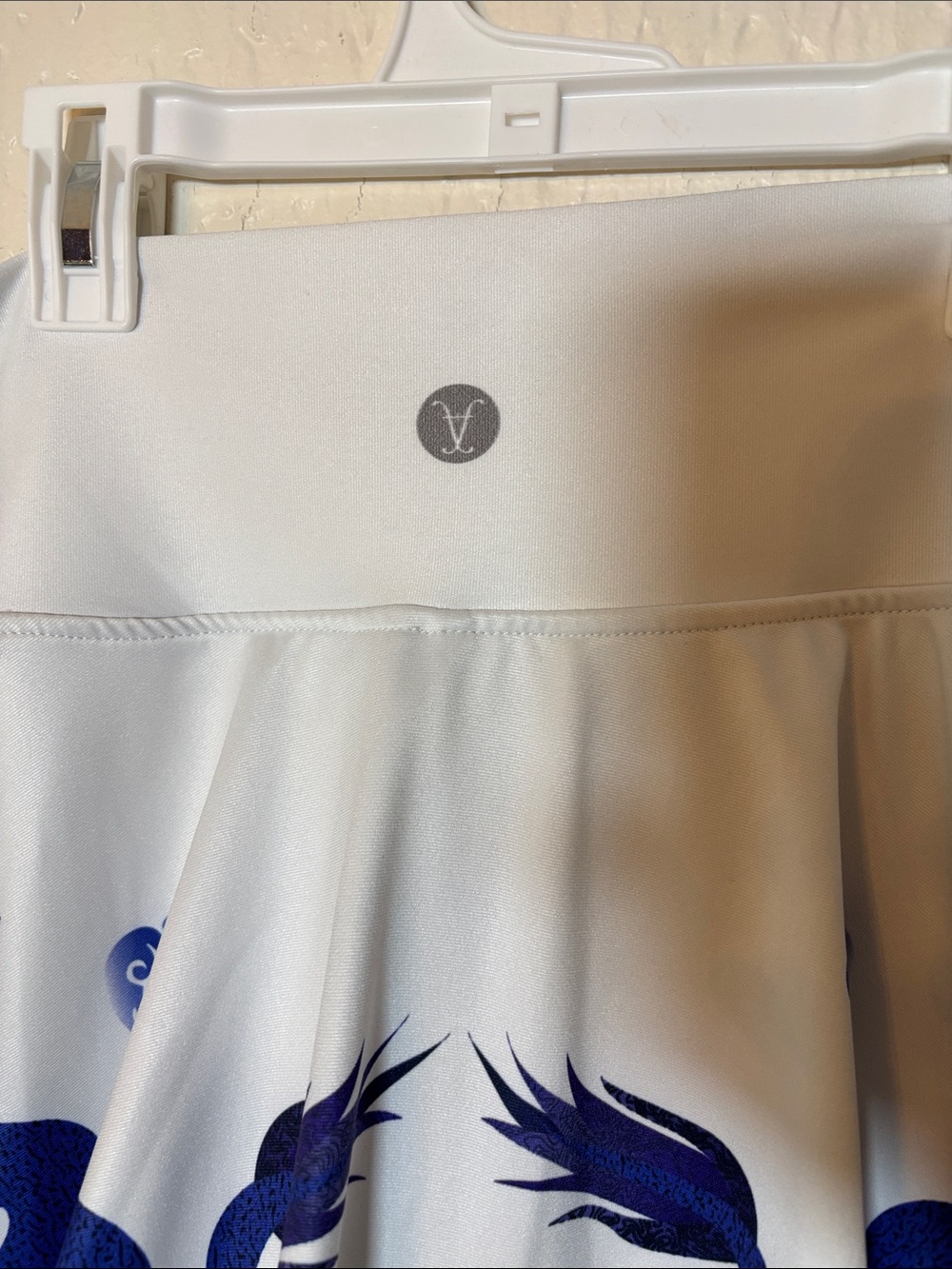 FAYE+FLORIE Holly White Dragon Skirt Tennis Pickleball Women Size Medium - Picture 8 of 15